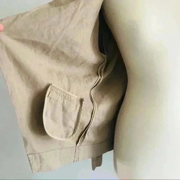 Brochu Walker Linen Blend Waterfall Jacket - Picture 7 of 9